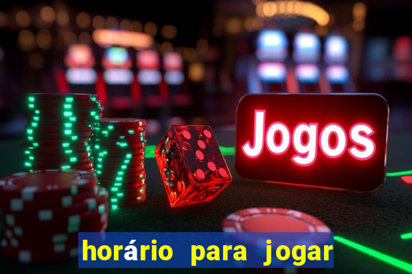 horário para jogar no rabbit