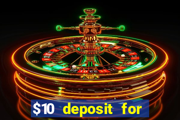 $10 deposit for crypto casino