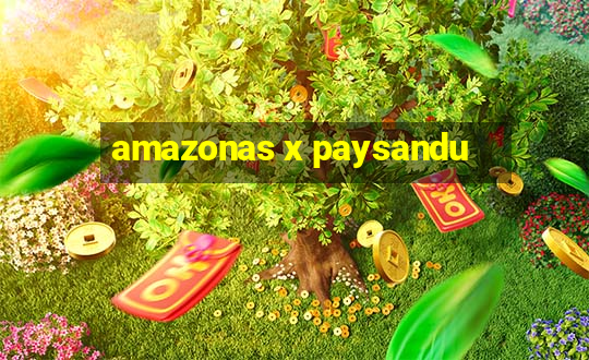 amazonas x paysandu