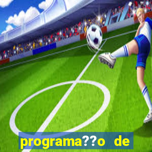 programa??o de jogos de futebol