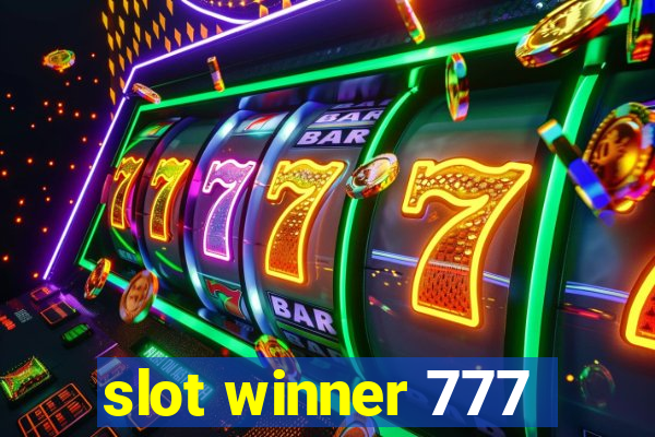 slot winner 777