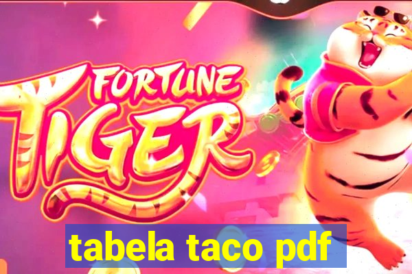 tabela taco pdf