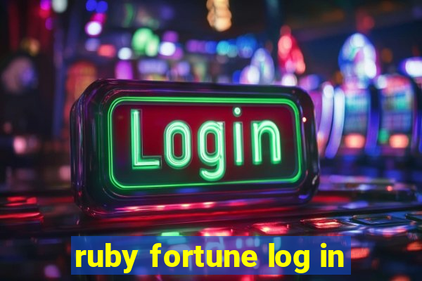 ruby fortune log in