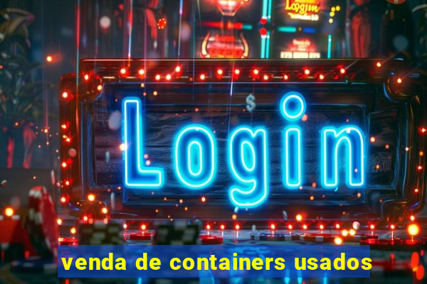 venda de containers usados