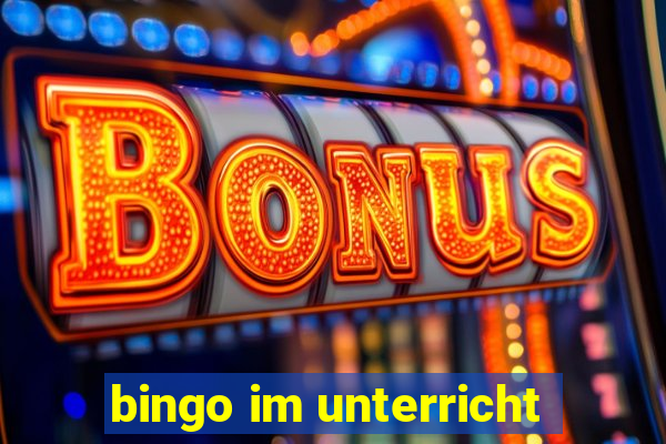 bingo im unterricht