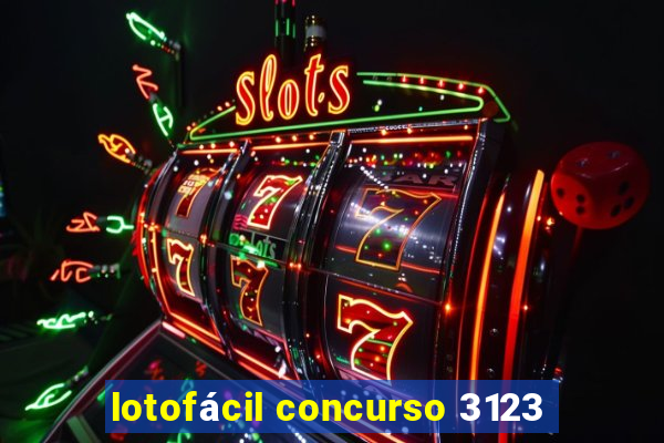 lotofácil concurso 3123