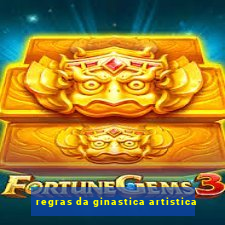 regras da ginastica artistica