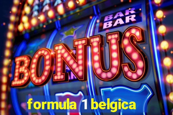 formula 1 belgica