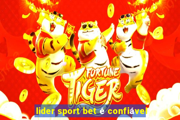 lider sport bet é confiável