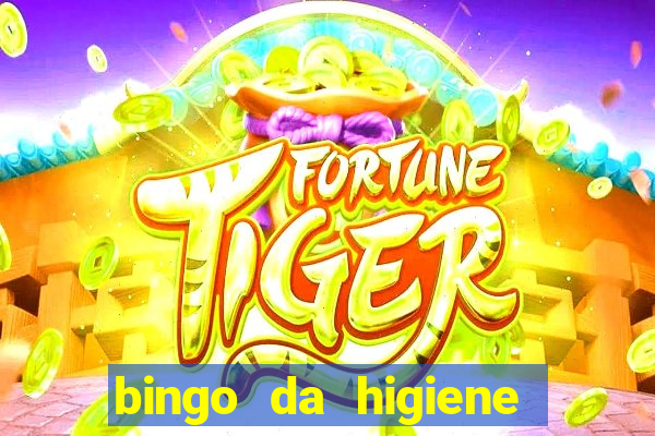 bingo da higiene pessoal para imprimir