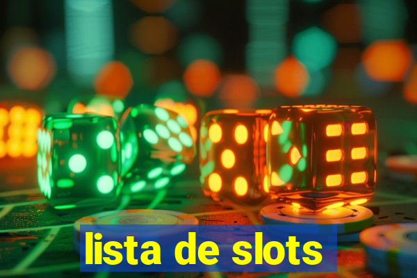 lista de slots