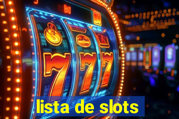 lista de slots