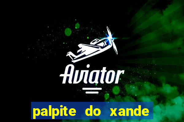 palpite do xande de hoje