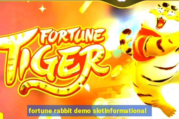 fortune rabbit demo slotInformational