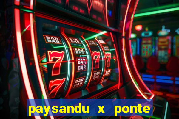 paysandu x ponte preta palpite