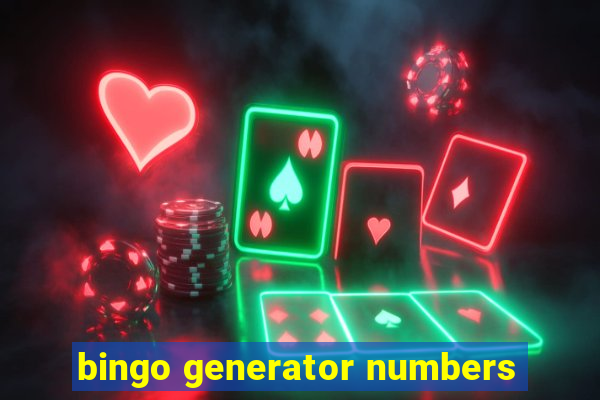 bingo generator numbers