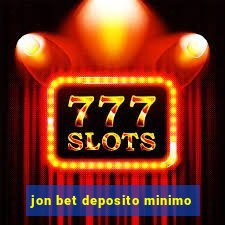 jon bet deposito minimo