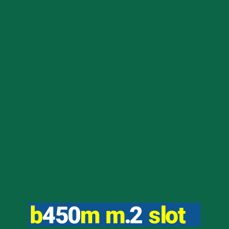 b450m m.2 slot