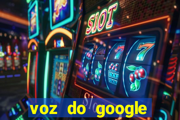 voz do google tradutor homem