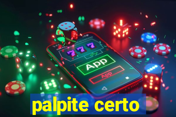 palpite certo