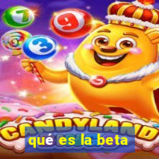 qué es la beta