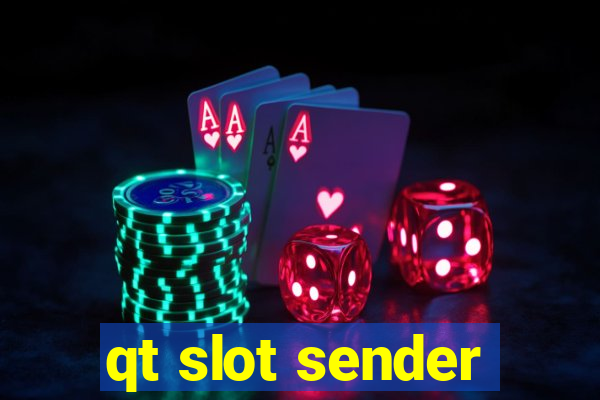 qt slot sender