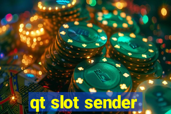 qt slot sender