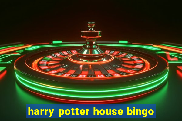 harry potter house bingo