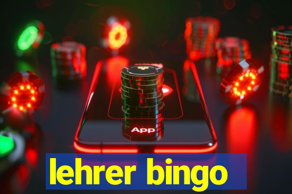 lehrer bingo