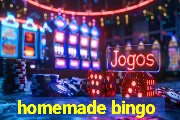 homemade bingo