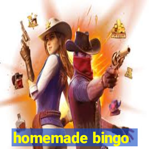 homemade bingo