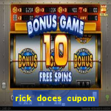 rick doces cupom primeira compra