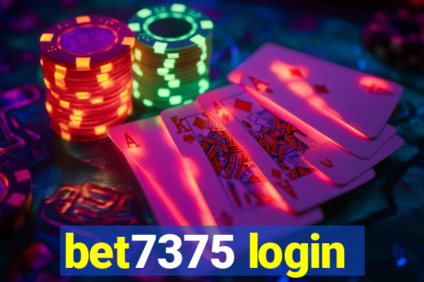 bet7375 login