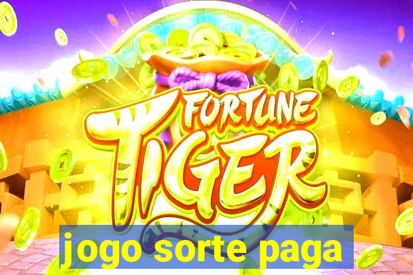 jogo sorte paga