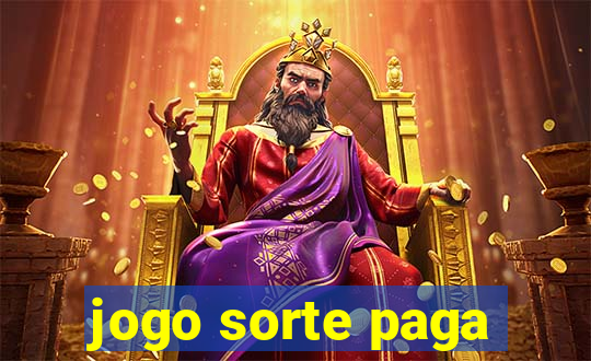 jogo sorte paga