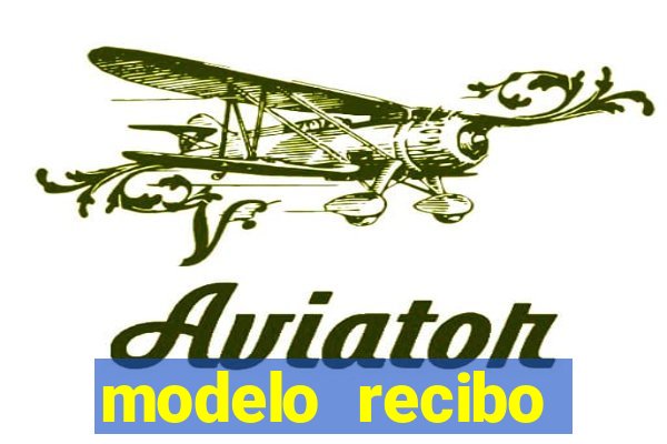 modelo recibo pagamento autonomo