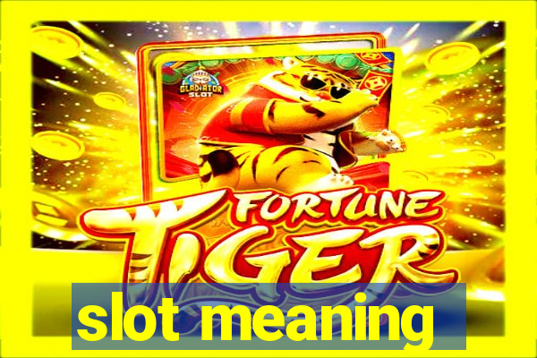 slot meaning