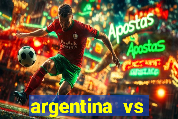 argentina vs colombia ao vivo