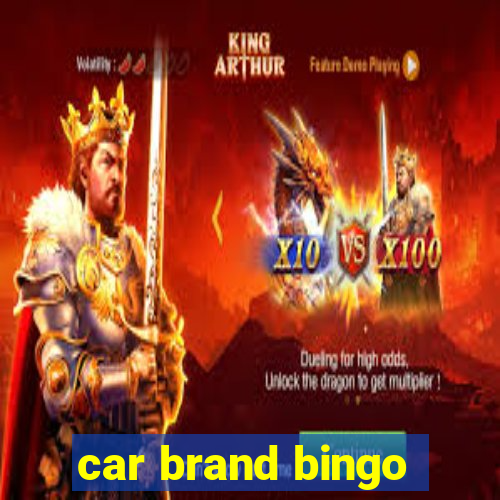 car brand bingo