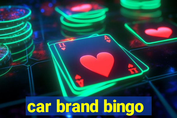 car brand bingo