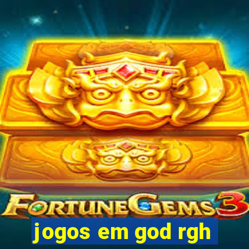 jogos em god rgh