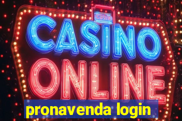 pronavenda login