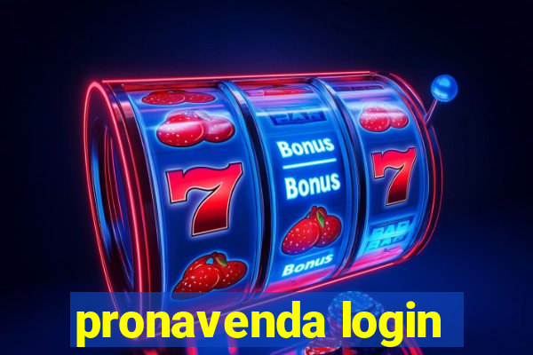 pronavenda login