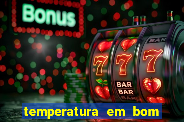 temperatura em bom jesus da lapa