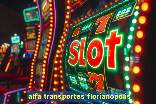 alfa transportes florianópolis