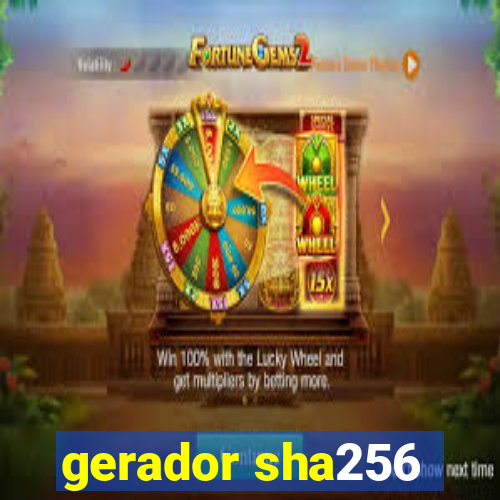 gerador sha256