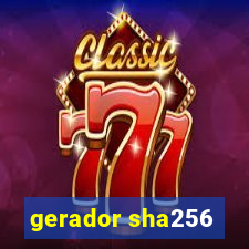 gerador sha256