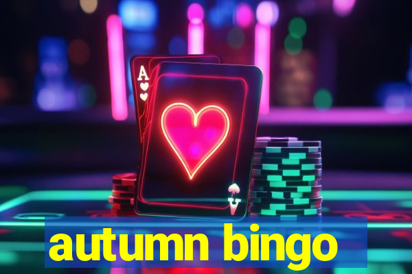 autumn bingo