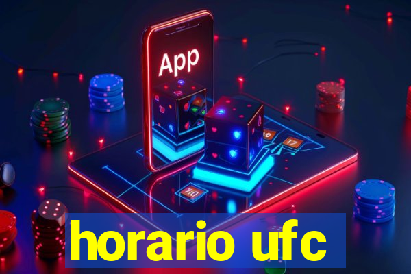 horario ufc