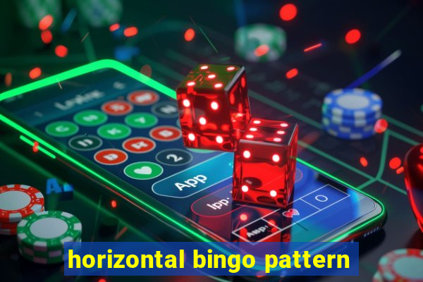 horizontal bingo pattern